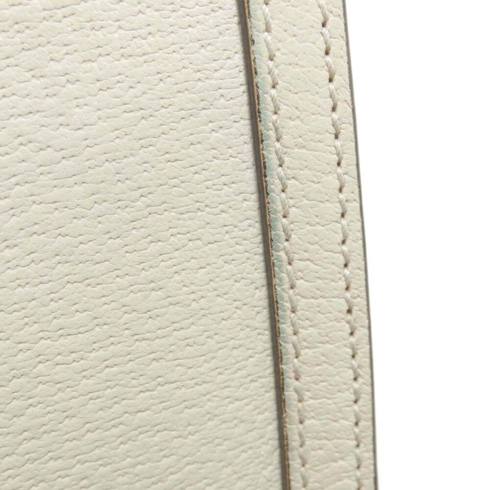 GUCCI Authentic White Leather Shoulder Bag - Picture 13 of 16
